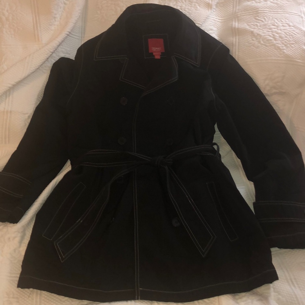 Black Esprit coat